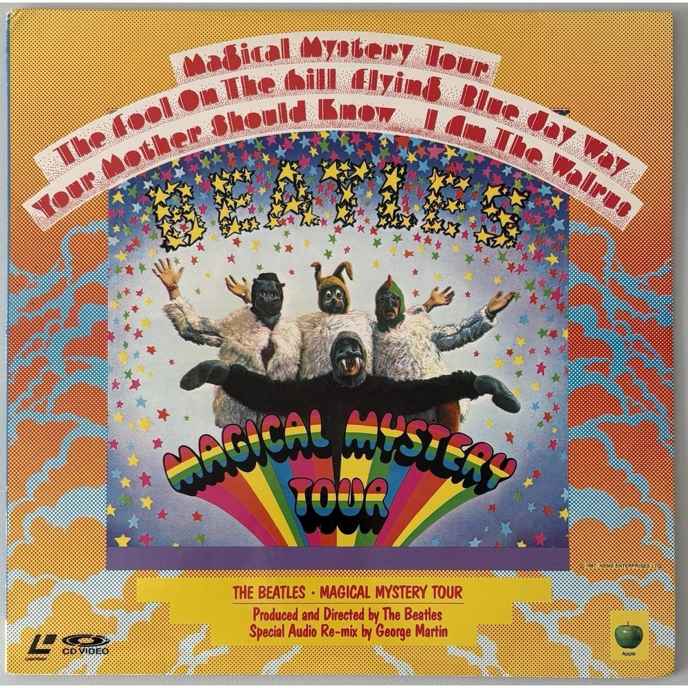 The Beatles - Magical Mystery Tour‎ - Laserdisc - MPI / Apple CLV 1538 Videodisc